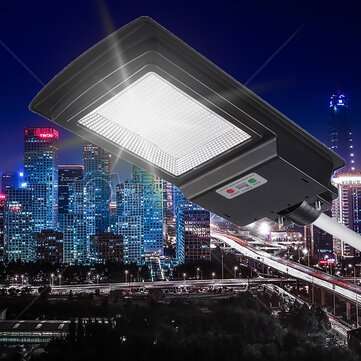 462 LED Waterproof Wall Street Light Solar Panel Radar Sensor Lamp with Remote Control