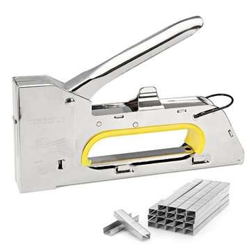 4-6-8mm Handy Heavy Duty Paper Furniture Staple Gun Tacker Stapler with 2400 Staples