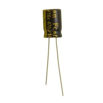 470uF 16V 105C Radial Electrolytic Capacitor Component 8 x 11 mm