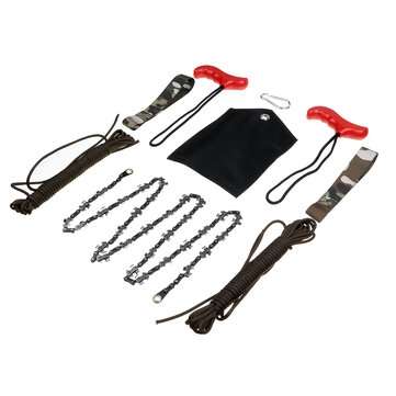 48 Inch High Reach Tree Hand Rope Chain Saw Blades on Both Side Saw Chain