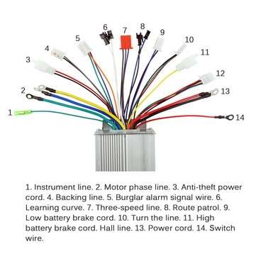 48/60/64V Brushless Motor Controller E-bike Scooter Mobility Scooter