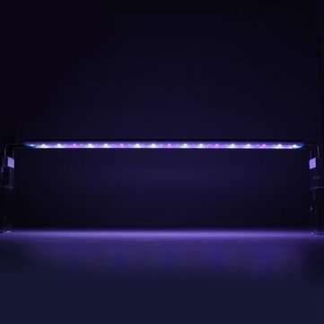 48.5CM Aluminum Adjustable LED Aquarium Light  Fish Tank Panel Lamp Blue+White AC220V