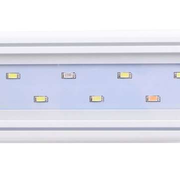 48.5CM Aluminum Adjustable LED Aquarium Light  Fish Tank Panel Lamp Blue+White AC220V