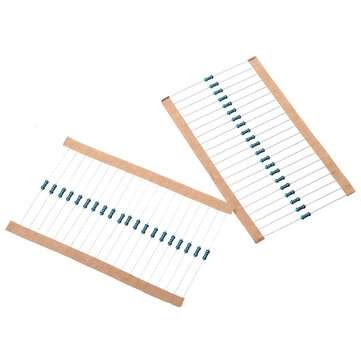 480Pcs 1K-9.1K Five-color Ring Resistance Metal Film Resistance Package 1% Precision