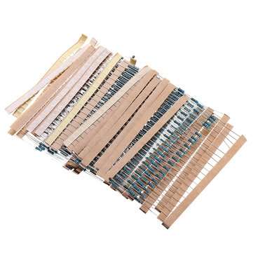 480Pcs 1K-9.1K Five-color Ring Resistance Metal Film Resistance Package 1% Precision