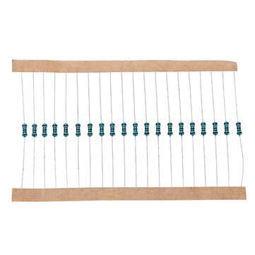 480Pcs 100R-910R Five-color Ring Resistance Metal Film Resistance Package 1% Precision