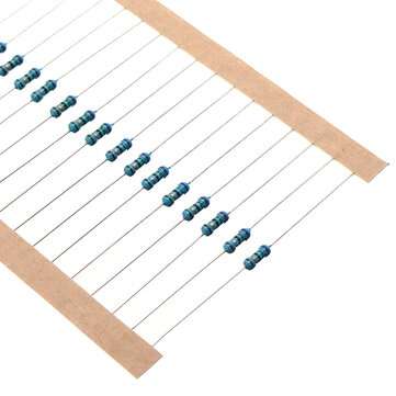 480Pcs 10R-91R Five-color Ring Resistance Metal Film Resistance Package 1% Precision