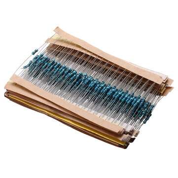 480Pcs 10R-91R Five-color Ring Resistance Metal Film Resistance Package 1% Precision