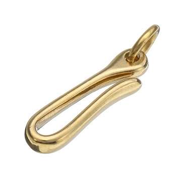 48mm U Shaped Hook Brass Pure Copper Gold Color for Belt Craft Leather DIY Bag (SIZE: #2)