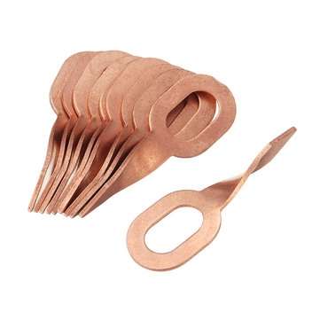 48pcs Stud Welding Kit Accessories Straight Twisted Dent Pulling Rings Round Star Pads Washer