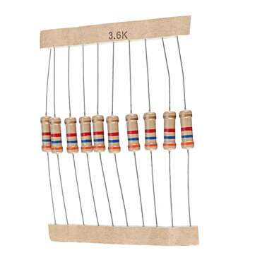 480pcs 48 Kinds Value 5% 1K-2M Film Resistor Kit 10pcs Each Value