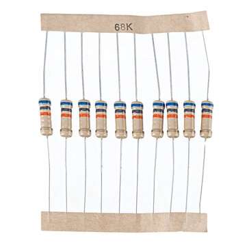 480pcs 48 Kinds Value 5% 1K-2M Film Resistor Kit 10pcs Each Value