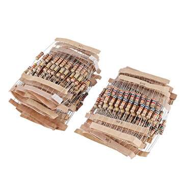 480pcs 48 Kinds Value 5% 1K-2M Film Resistor Kit 10pcs Each Value