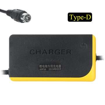 48V 3A Lithium Battery Charger For Skateboard Single-wheeled Electric Bicycle (TYPE: D)
