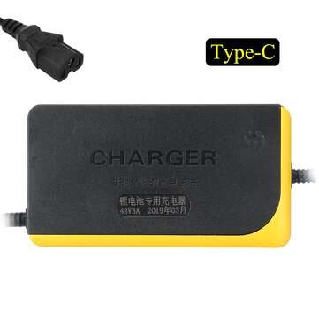 48V 3A Lithium Battery Charger For Skateboard Single-wheeled Electric Bicycle (TYPE: C)