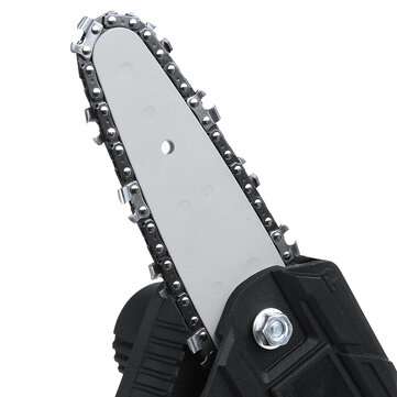 48V 4Inch Rechargeable Electric Chain Saw Cordless Chainsaw Woodworking Wood Cutter W/ 2pcs Li-ion B
