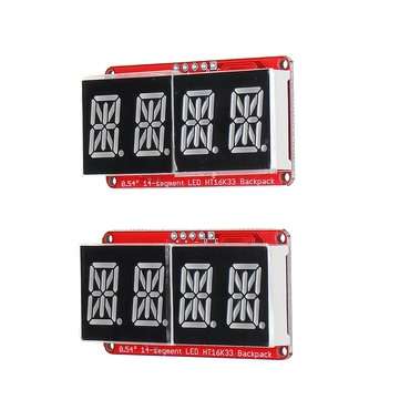 4-bit Pozidriv 0.54 Inch 14-segment LED Digital Tube Module Red & Green / Re... (COLOR2: RED&ORANGE)