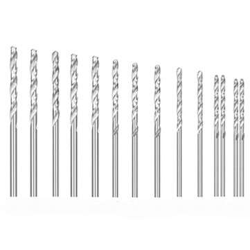 49pcs Manual Drill Suit Including Small Colored Hand Drill And 0.5-3.0mm High-speed Steel Twist Dril
