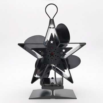 4-Blade Heat Powered Stove Fan for Wood/Log Burner/Fireplace Increases More Warm Air Eco-Friendly Ho