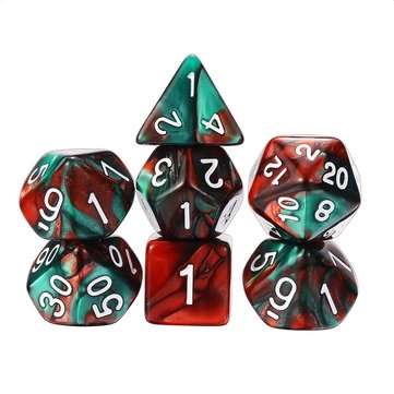 49PCS Polyhedral Dices Set For Dungeons & Dragons Dice Desktop RPG Game