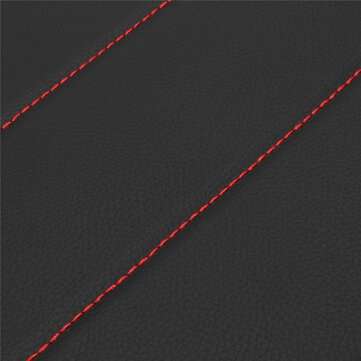49x52cm PU Leather Car Seat Cushion Breathable Cover Chair Protector Mat Universal Black