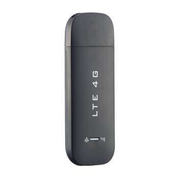 4G LTE USB Network Adapter Wireless Network Card Portable WIFI Band B1/B3/B7/B8/B20 with Wifi Black
