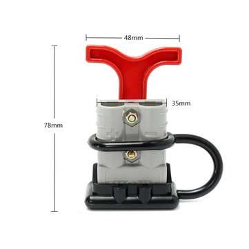 4Pcs 12-24V 50Amp Dust Cap Cover for Anderson Style Plug Connectors Set