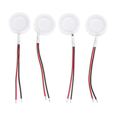 4pcs 20mm 1.7MHZ Ultrasonic Mist Maker Fogger Ceramics Discs with Wire Sealing Ring