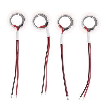 4pcs 20mm 1.7MHZ Ultrasonic Mist Maker Fogger Ceramics Discs with Wire Sealing Ring