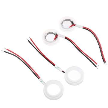 4pcs 20mm 1.7MHZ Ultrasonic Mist Maker Fogger Ceramics Discs with Wire Sealing Ring