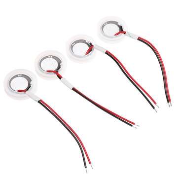 4pcs 20mm 1.7MHZ Ultrasonic Mist Maker Fogger Ceramics Discs with Wire Sealing Ring
