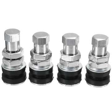 4pcs 3.8cmx1.5cm Tire Wheel Valve Tubeless Stem For Motorcycle Car