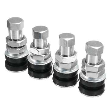 4pcs 3.8cmx1.5cm Tire Wheel Valve Tubeless Stem For Motorcycle Car