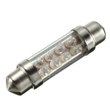 4Pcs 42mm Car LED Interior Festoon Dome Light Bulbs Map Door Light Bulb Lamps Blue Color Universal 1