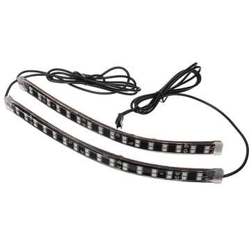 4Pcs 5050 RGB LED Neon Car Underglow Atmosphere Strip Light APP bluetooth Control Strip Lights