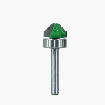 4Pcs 6.35mm Shank Double Roman Edging Router Bit With Bearing Bilateral Frame Line Cutter For Woodwo