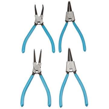 4Pcs 7inch Internal External Retaining Clips Snap Ring Portable Circlip Pliers