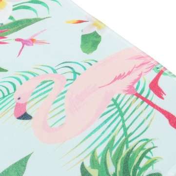4PCS Bathroom Flamingo Shower Curtain Pedestal Rug Lid Toilet Cover Bath Mat Set