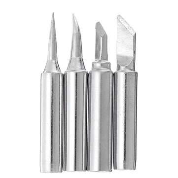 4pcs 900M I IS K KU Soldering Iron Tips Set Soldering Station Consumables Kit for 936