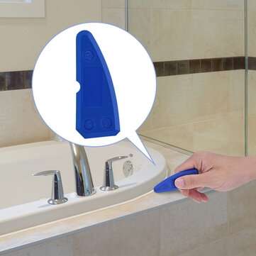 4Pcs Blue Hand Tools Combination Caulking Tool Kit Joint Sealant Silicone Spreader Spatula Scraper E