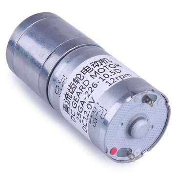 4Pcs Electric Motor 12RPM 12V DC Geared Motor High Torque Gear Reducer Motor
