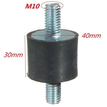 4pcs M10 40x30mm Rubber Shock Absorber Vibration Mounts