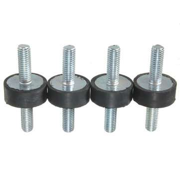 4pcs M6x20x8mm Doubles Ends Rubber Mounts Anti-vibration Rubber Mounts