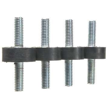 4pcs M6x20x8mm Doubles Ends Rubber Mounts Anti-vibration Rubber Mounts