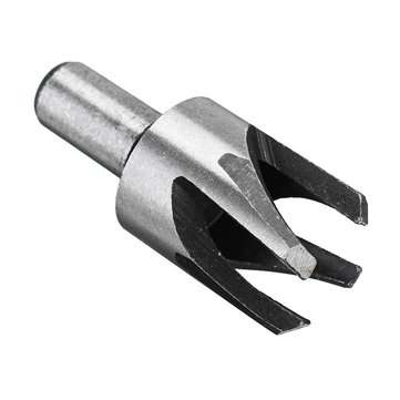 4pcs Round Woodworking Plug Cutter Cutting Drill Bits Set Dowel Maker Tool