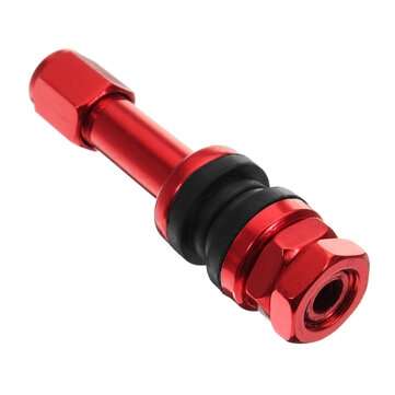 4pcs Tyre Aluminum Alloy Valve Cap Cover Multi Color (COLOR.: RED)