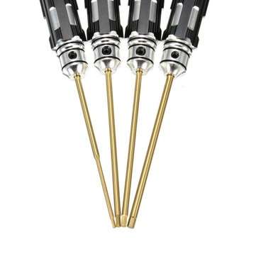 4Pcs Stainless Steel Hex Screwdriver Kit Screwdriver Set 1.5mm/2mm/2.5mm/3.0mm