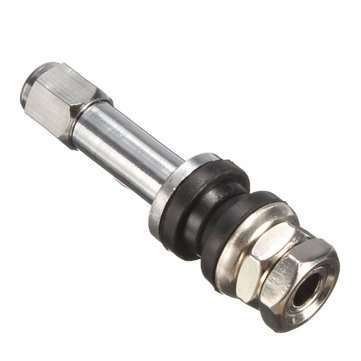 4pcs Universal Chrome Flush Mount Metal Tire Tyre Valve Stems Bolt With Cap TR48