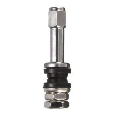 4pcs Universal Chrome Flush Mount Metal Tire Tyre Valve Stems Bolt With Cap TR48