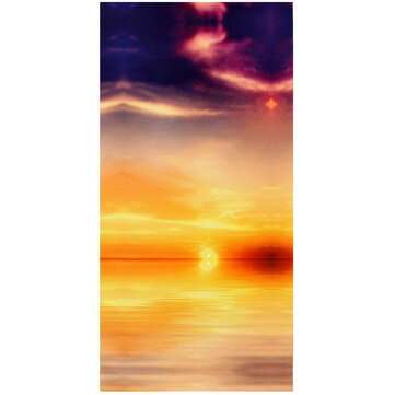 4Pcs/set Dolphin Sunset Sea Wall Decorative Paintings Canvas Print Art Pictures Frameless Wall Hangi